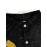 Men's Lightweight Shirt - Black & Mustard-Yellow Geometric Cat Art Print Button-Up - Stand-Up Collar Casual Beach Vacation Outfit - Machine Washable Summer Blouse for Everyday & Formal Events, Beach Clothes, Nontransparent Fabric