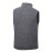 Men'S Cozy Fleece-Lined Sleeveless Vest - Maroon Zip-Up with Pockets, Retro Casual Style, Warm & Comfortable for Fall/Winter, Versatile Outdoor & Sporty Wear, Winter Vest, Sporty Vest, Minimalist Design, Soft Texture