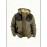 Men's Retro Full-Zip Hooded Sweatshirt - Fleece-Lined Winter Jacket with Contrast Color Block Design, Vintage Print & Machine Washable Polyester for Casual Outdoor Wear, Sweater Hoodie, Cold Weather Apparel, Classic Zipup Style, Fleecelined Comfort