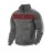 [Men's Color-Block Jacket] Color-Block Men's Knit Zip-Up Jacket | Regular Fit, Contrast Collar, Striped Design, Full-Zip Front, Ribbed Cuffs, Durable Fabric, Everyday Comfort Wear, Casual Outerwear
